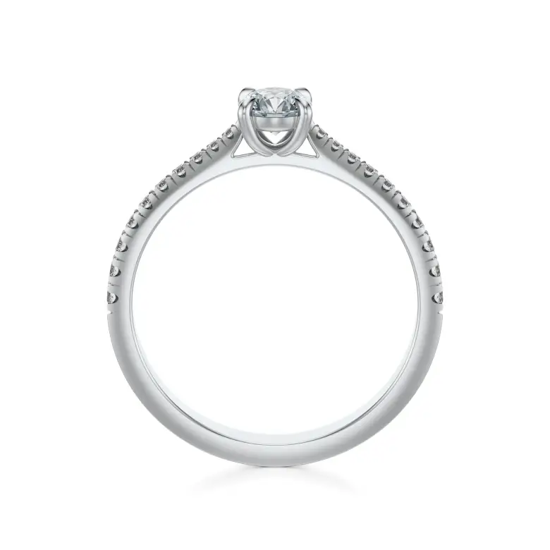 Pierścionek białe złoto z diamentami AJPZ_104